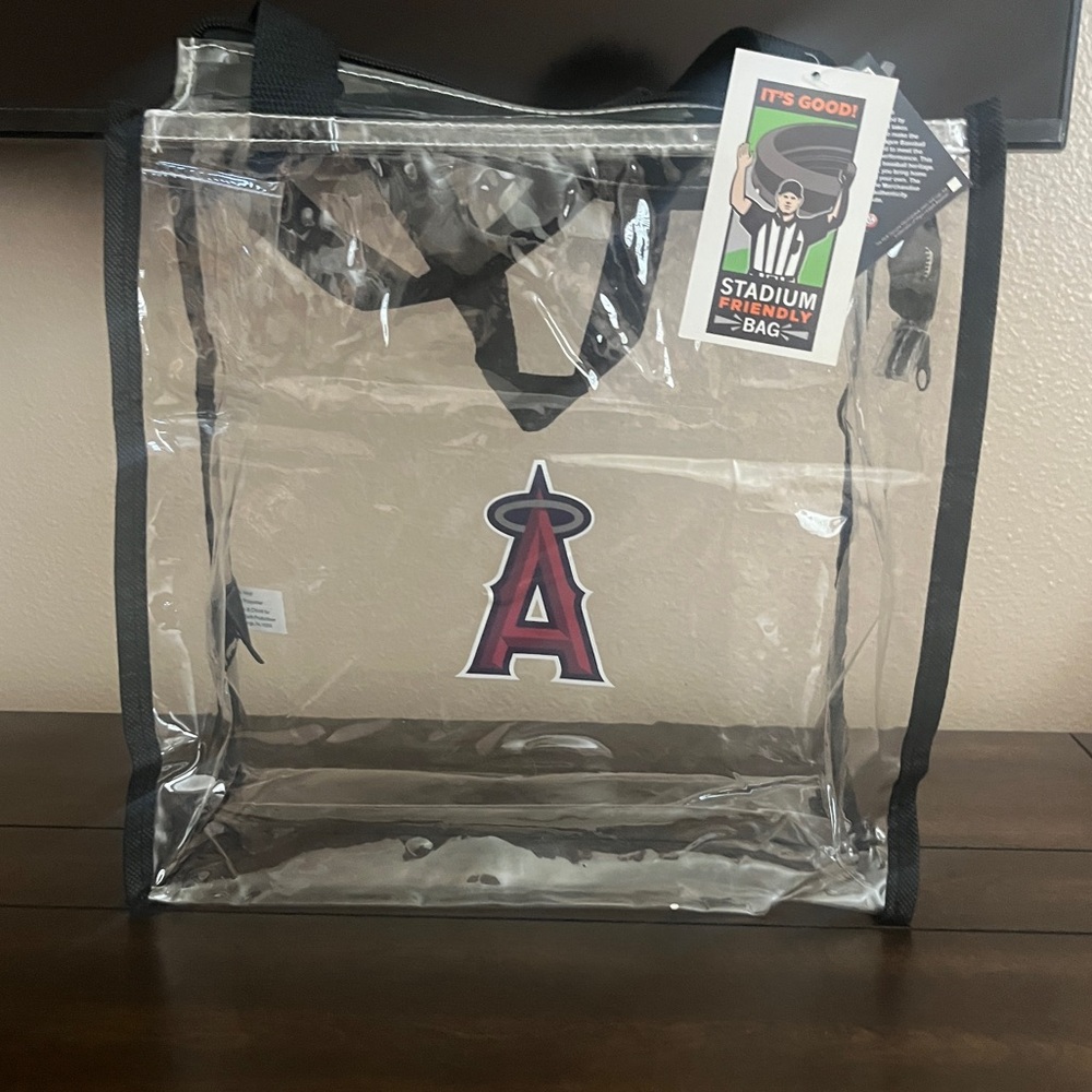 Angels Baseball Stadium Approved Clear Tote Bag - NWT - Gift Ready
